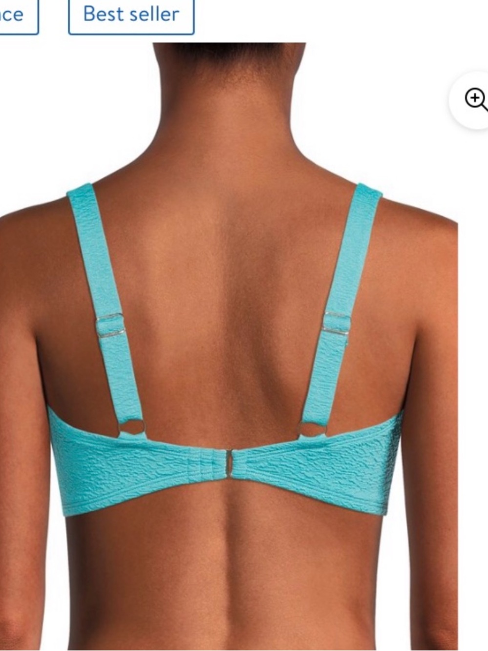 Time and Tru Turquoise Ruffle Bikini Set - Picture 6 of 7
